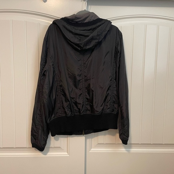 Alpha Industries Jarhead Jacket black grey hooded bomber size LARGE - Picture 5 of 10